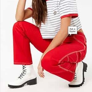 Dickies stitch cargo jeans